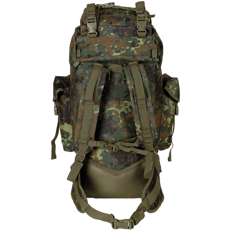 MFH Brand Army BW Combat Tactical MOLLE 65L BASSO DI ASSO DI ALLUMINO NUOVO