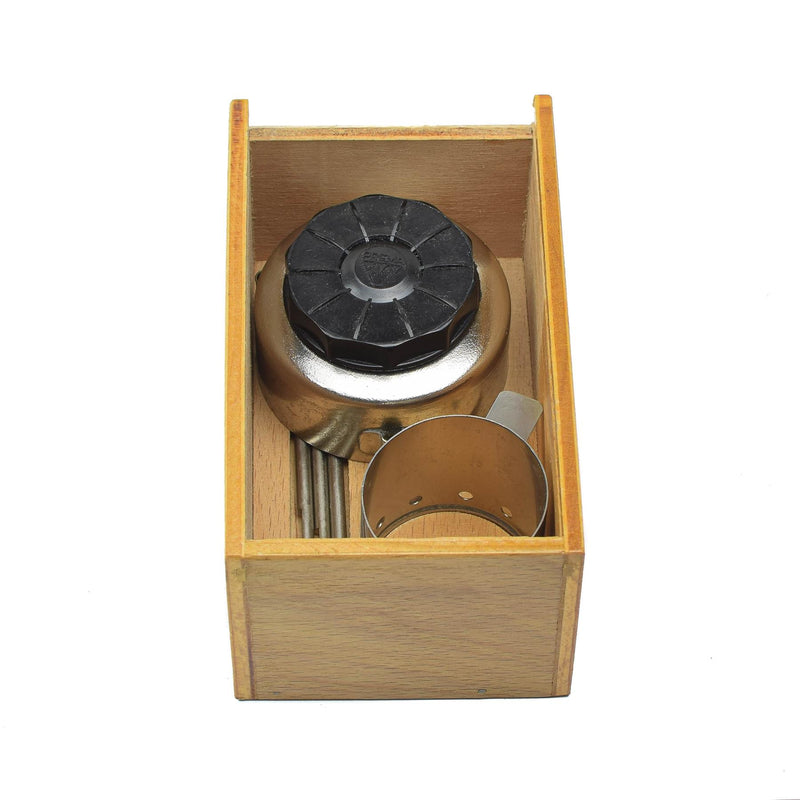 Stufa Compact militare ceco originale Set Mini Burner di combustibile liquido vintage Nuovo