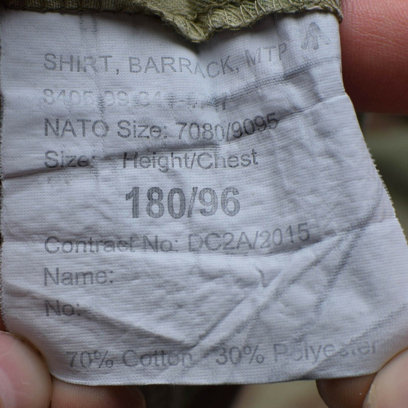Guida emissione dell'esercito britannico Combat MTP Field Jacket Multicam Military Shirt