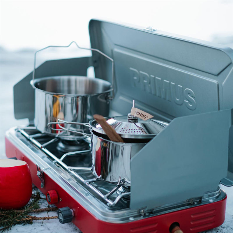 Pince per cucina da cucina a doppio bruciatore portatile da campeggio Primus Atle II