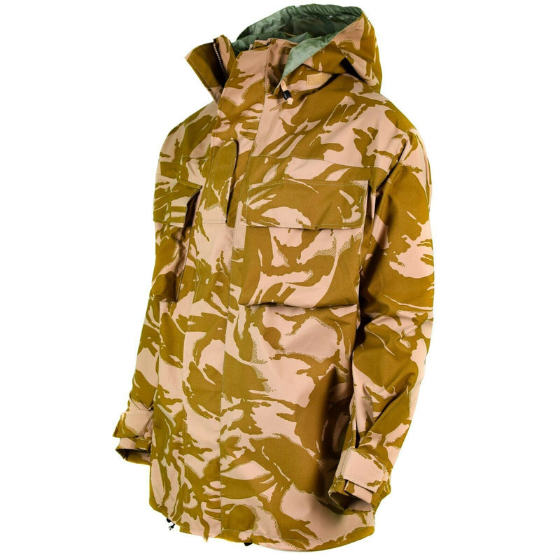Guida di combattimento dell'esercito britannico Desert Desert Camo MVP Goretex Pioggia impermeabile Nuova