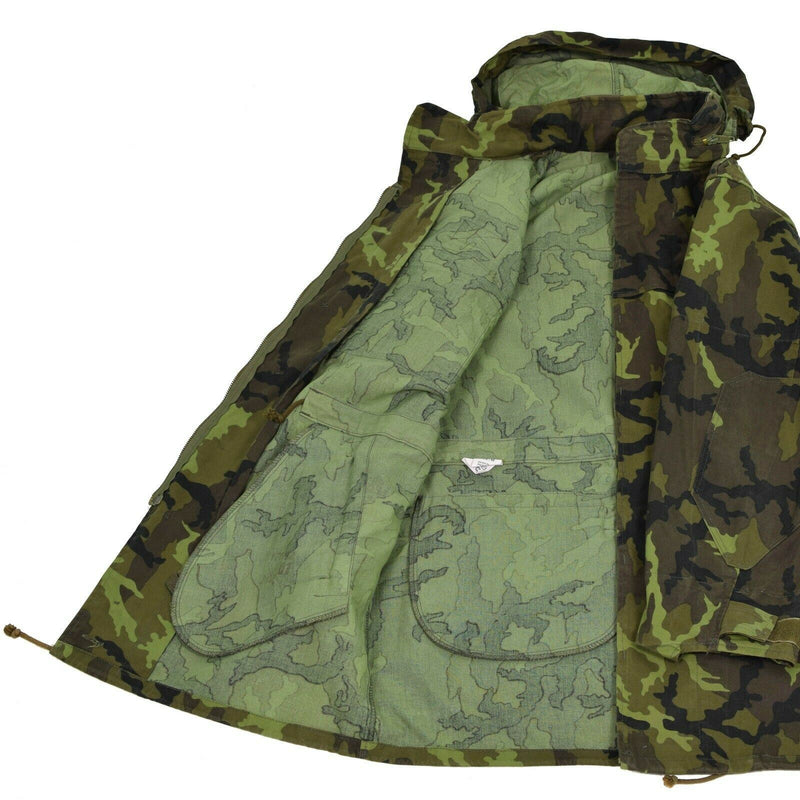 Combattimento militare dell'esercito ceco originale CZ 95 CAMATURA CAMA PARKA