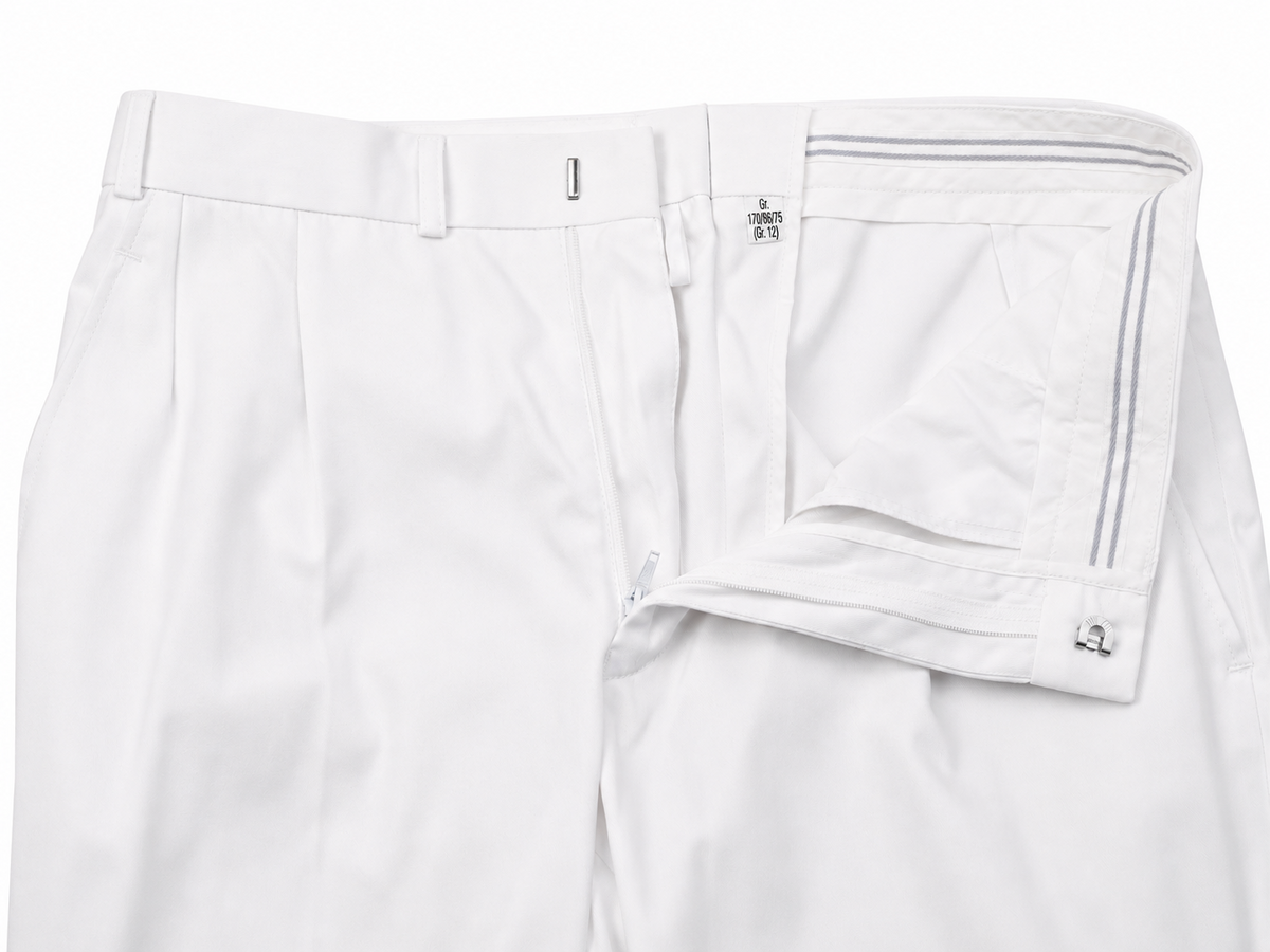 Pantaloni eleganti originali della marina militare tedesca, uniformi di servizio formali, bianche
