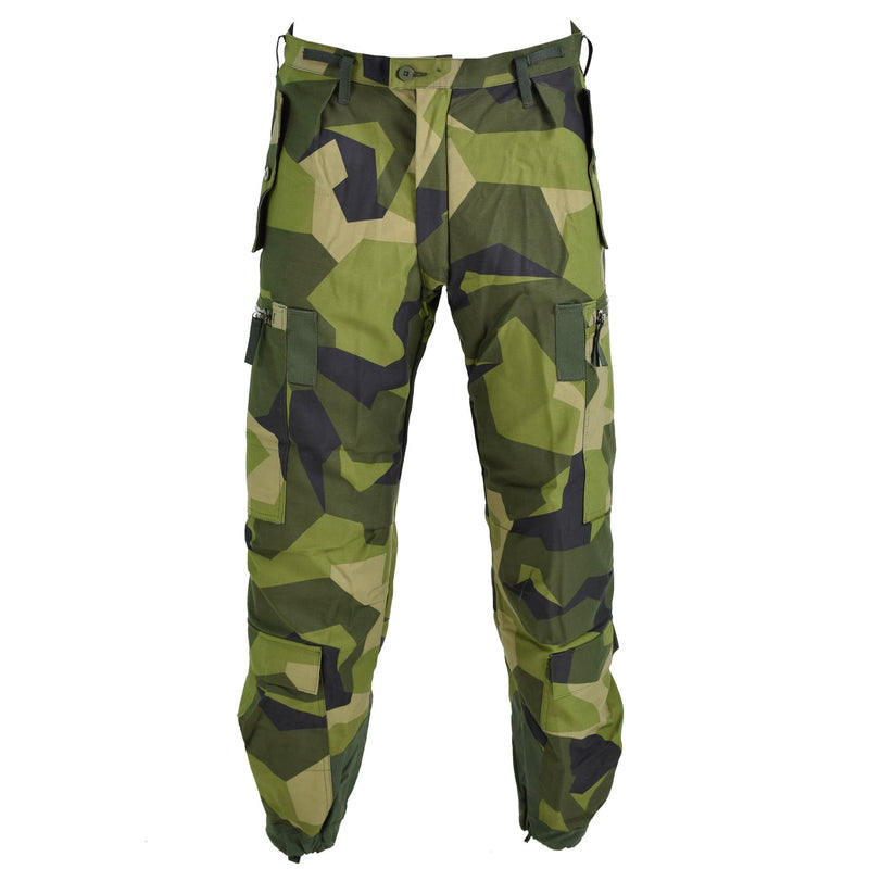 Pantaloni navali di petroliera termica svedese originali m90 Splinter camuflage bdu pantaloni nuovi