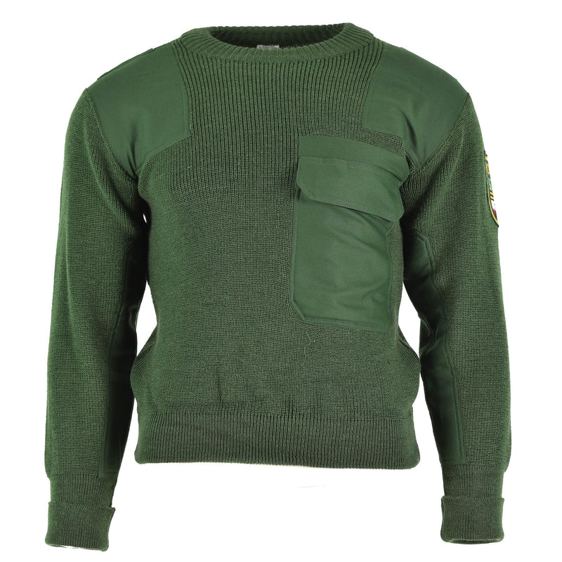 Guido maglione delle truppe dell'esercito tedesco Green Pullover Pullover Emissione militare BDU Nuovo