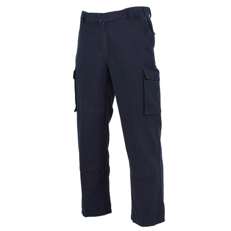 Cantaloni di polizia britannici autentici pantaloni blu uniformi surplus militare leggero