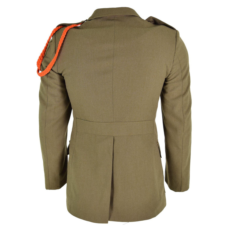 Giacca dell'esercito italiano originale Brown Parade Unifort Dress E questione militare