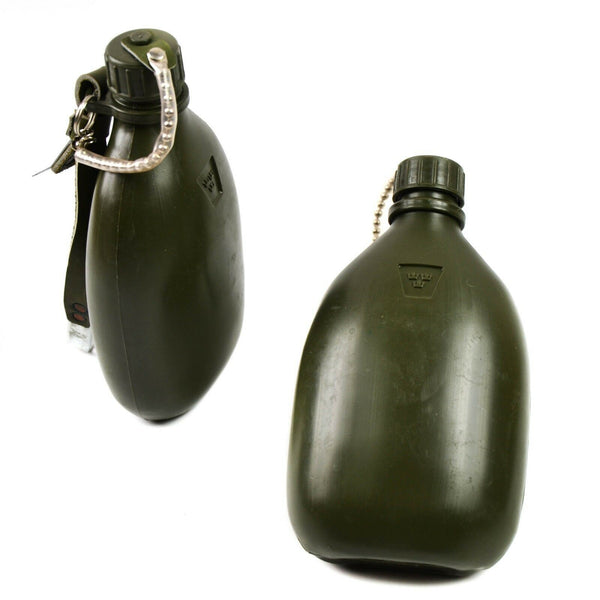 Original Svezia Svezia Army Cangola della cintura Cintura Acqua Bottiglia militare. 1pcs