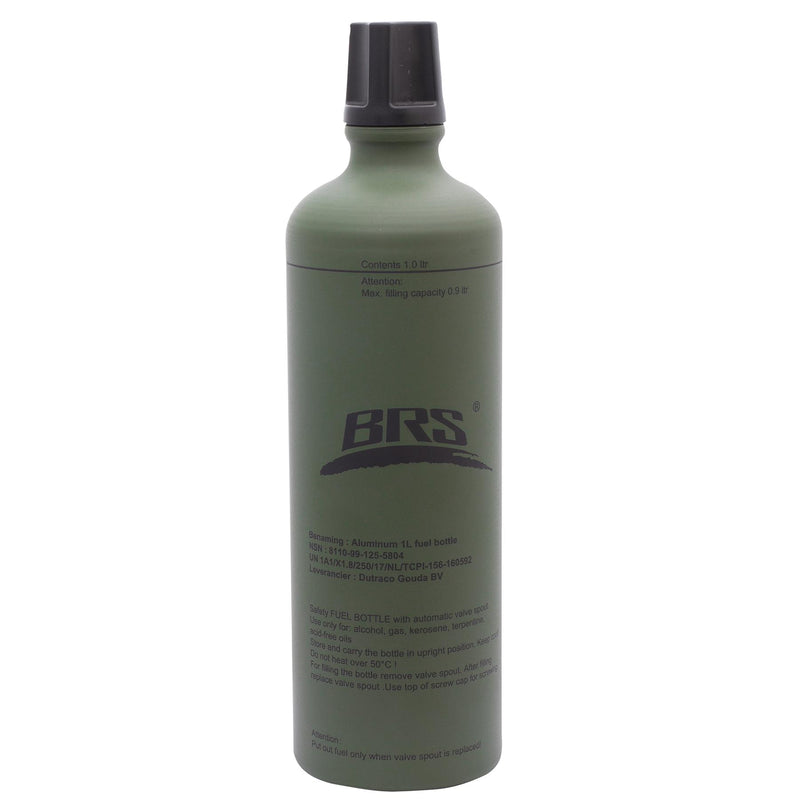 BRS ALLUMINUM ALIMENTO 1 Litro Liquido Liquido Avvolgiuscola per ugello leggero Oliva Nuovo