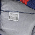 Pantaloni da allenamento originali militari italiani, atletici, con strisce rosse, blu navy