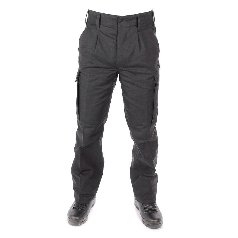 Guido problema dell'esercito tedesco Pants Moleskin Field Combat BW Black Pantaloni Nuovi