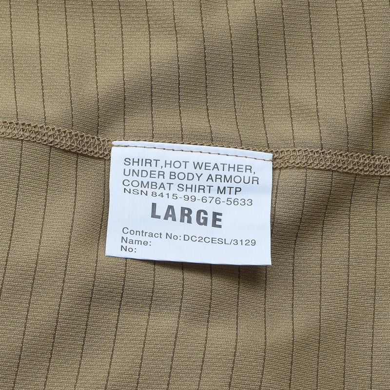 British Original Under Body Shirt Ubac MTP Camo Military Nuovo nuovo
