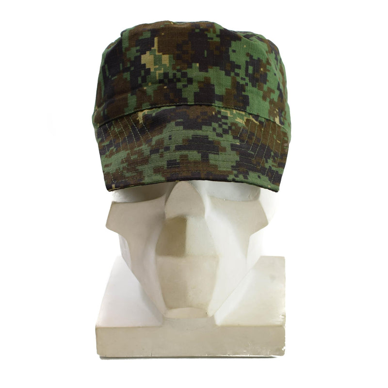 Guinea Guinea Bissau Army Cap RIPSTOP JUNGLE CAMOUFFAGE IMMIBILE MILITARIO NUOVO