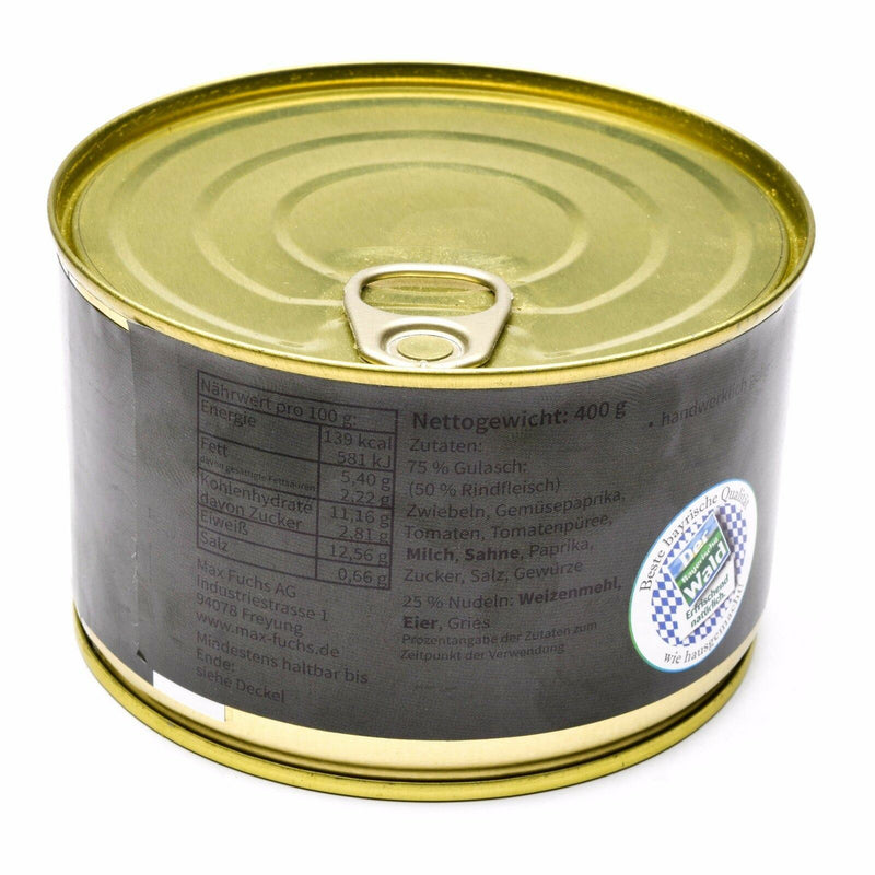 RAZIONE DI EMERMAZIONE Sopravvivenza dell'esercito Cibo in scatola di manzo ungherese Goulash 400G CAN