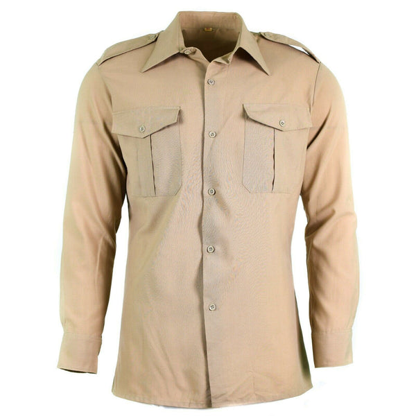 Autentica camicia dell'esercito francese fatica morta b