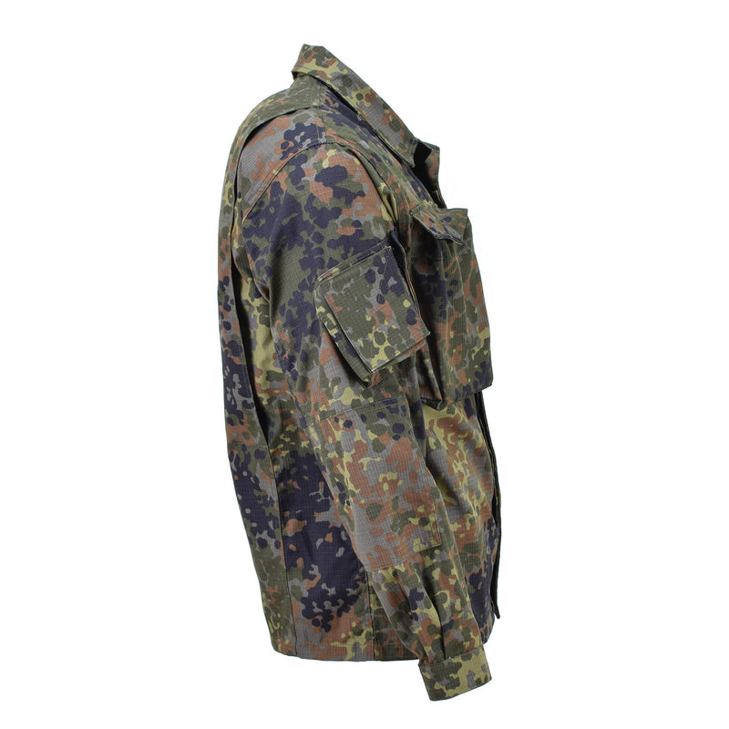 Tacgear marchio tedesco giacca da campo in stile militare truppe flecktarn camo