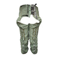 Pantaloni da volo anti-G originali militari britannici a copertura totale verde oliva