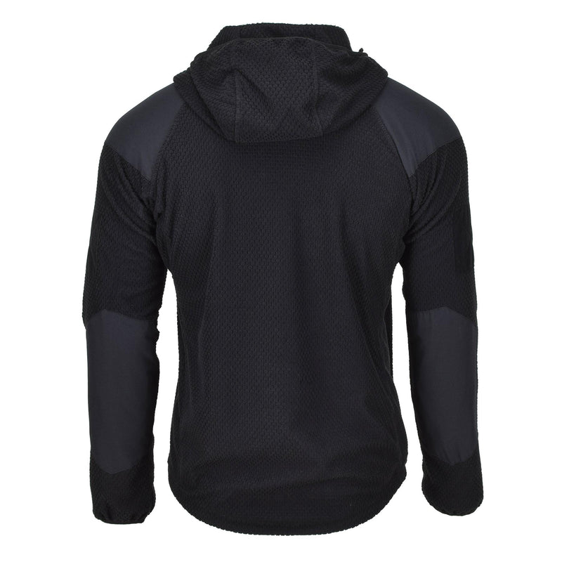 BLOCHL Brand Military Giacca Termica Fleece Cappuccetta Nera rinforzata