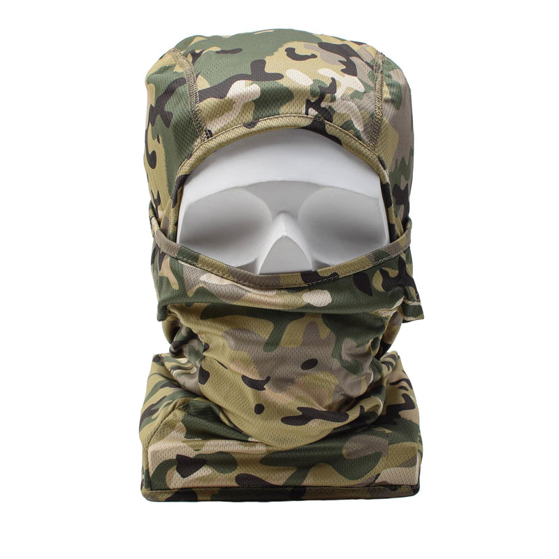 Missione del marchio MFH Operazione camo Balaclava Maschera di combattimento tattico leggero nuovo