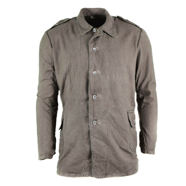 Shirt dell'esercito svedese originale Grey Combat tattico Svezia Surplus Essument
