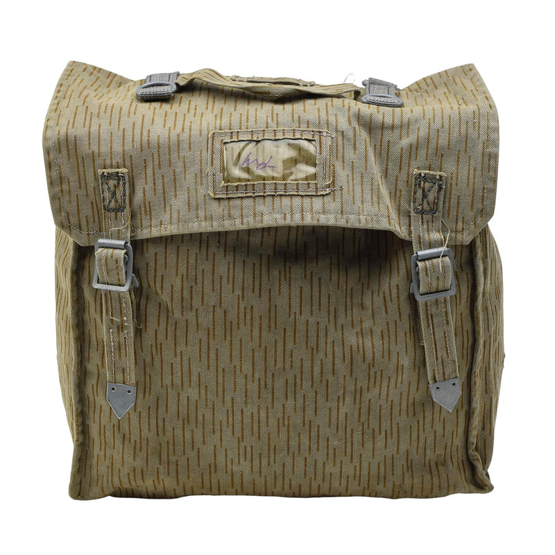 Originale tedesco militare tattico zaino secchi in metallo vintage rain gocce camo