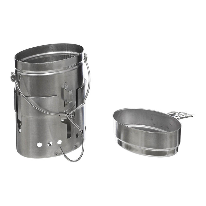 MFH Svedish Army Trangia Mess Kit Repro M40 Burner da campeggio in acciaio inossidabile 1.5L