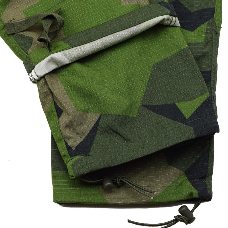 Pantaloni da combattimento in stile militare svedese tacgear Splinter Splinter Camo Cargo Ripstop