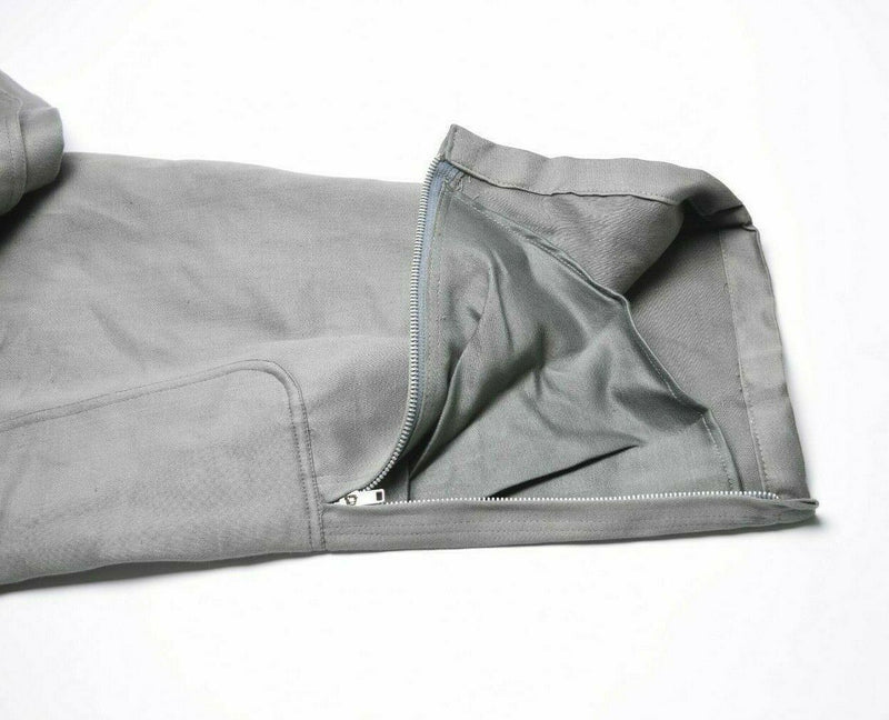 Autentico tuta dell'esercito italiano abito grigio militare per la tuta complessiva con zip-front nuovo