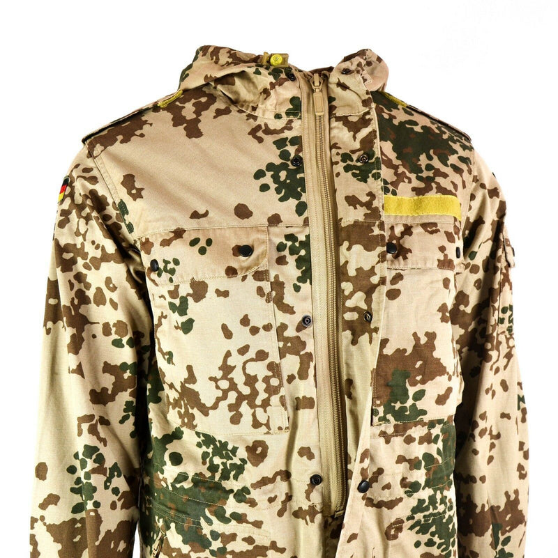 Guida giacca tedesca dell'esercito tedesco Parka Ermy Exercy Desert Combat Desert Tropic