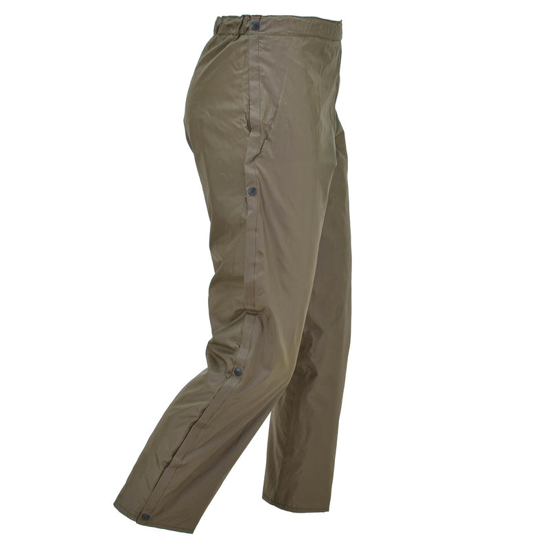 Serviri aria militari italiani italiani pantaloni pioggia pantaloni foderati impermeabili od new