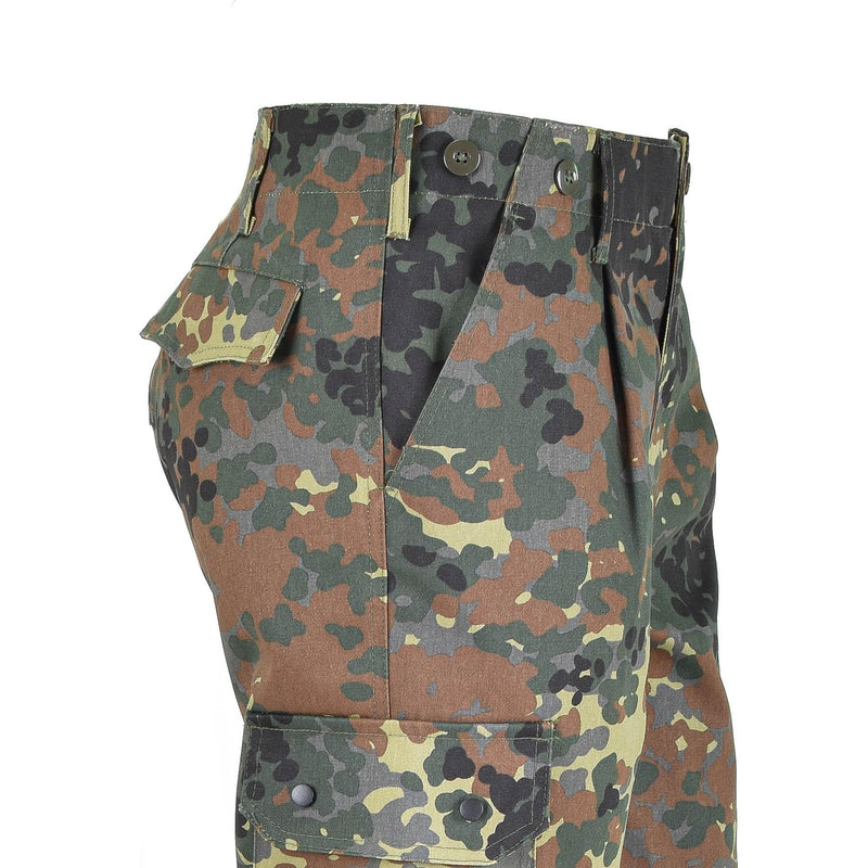 Mil-Tec marchio tedesco di qualità tedesco Flectarn camo mimetico pantaloni da campo cargo