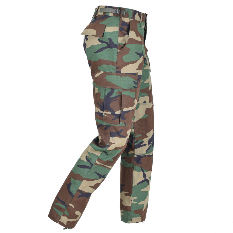 Mil-Tec Brand U.S Army Style RIPSTOP BDU pantaloni multicolore cargo