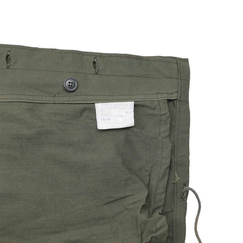 Genuino giacca da campo militare greca m65 usi tipo olive army uniform surplus nuovo