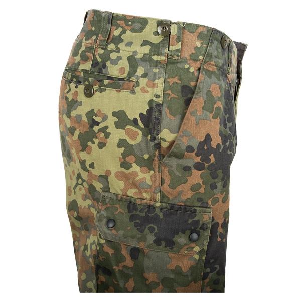 Genuino problema dell'esercito tedesco Flecktarn Pants Calco CAMO CATHERS