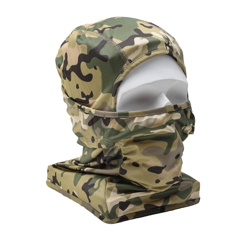 Missione del marchio MFH Operazione camo Balaclava Maschera di combattimento tattico leggero nuovo