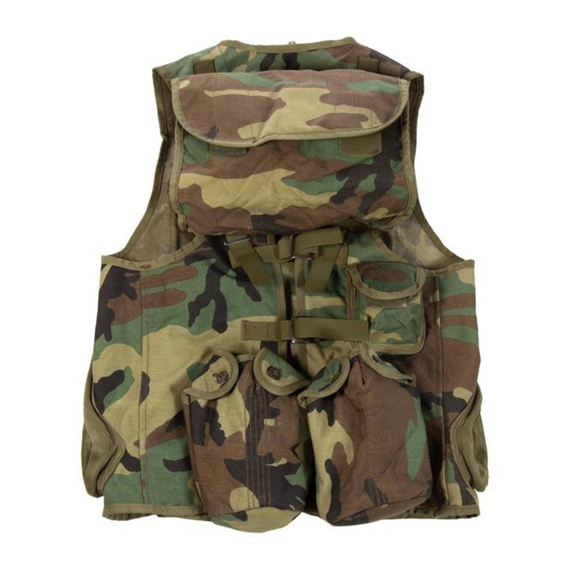 Giubbotto tattico originale NATO Woodland camuflage multi tasche dell'esercito di campo nuovo