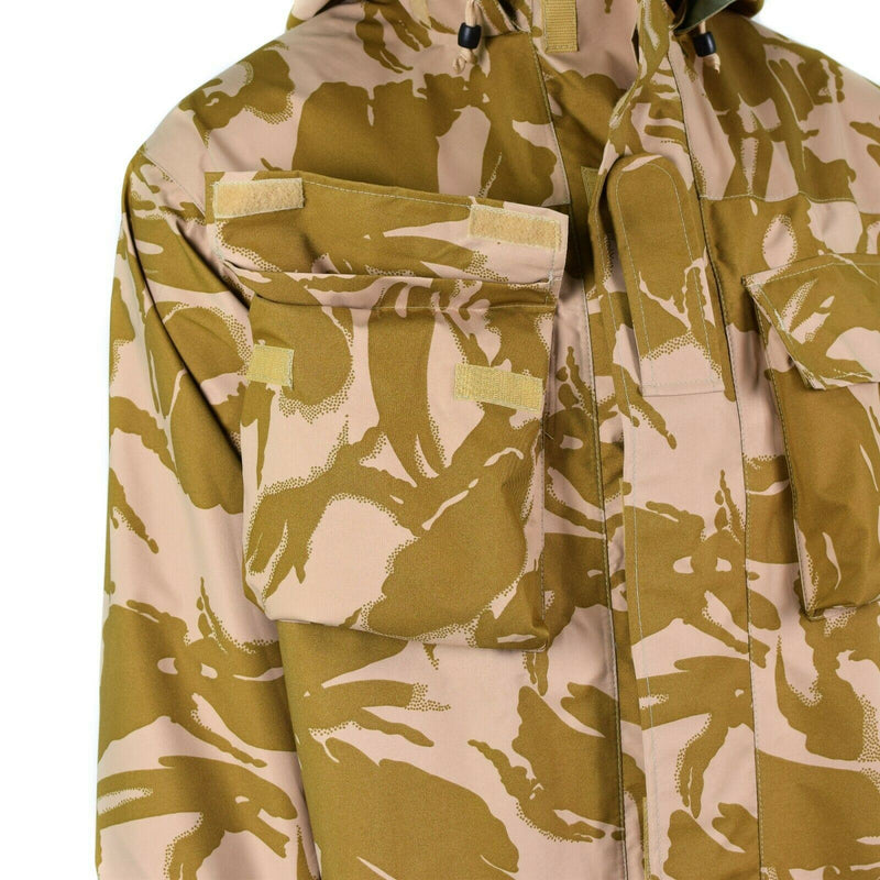 Guida di combattimento dell'esercito britannico Desert Desert Camo MVP Goretex Pioggia impermeabile Nuova