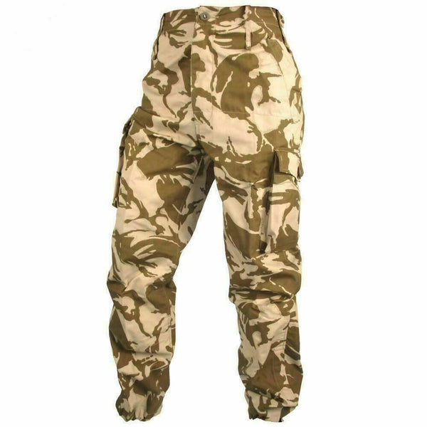 Guidi pantaloni da combattimento dell'esercito britannico Desert Pantaloni militari Nuovo