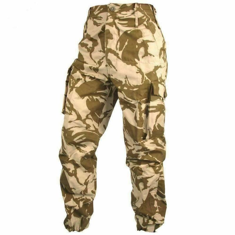 Guidi pantaloni da combattimento dell'esercito britannico Desert Pantaloni militari Nuovo