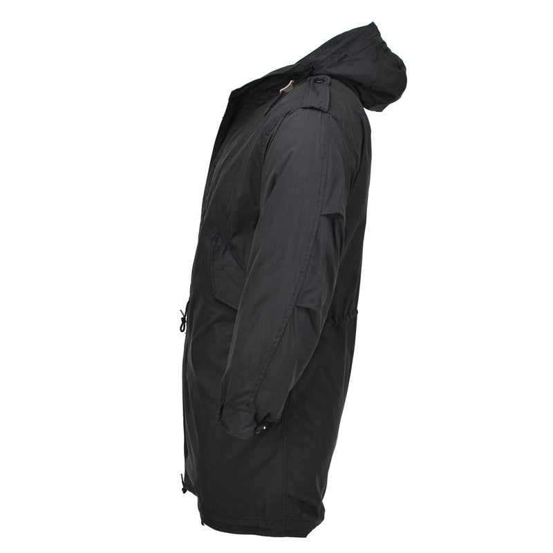 Mil-Tec Brand U.S. Style Military Parka M51 Shell Hooded Quilted Liner Black Nuovo