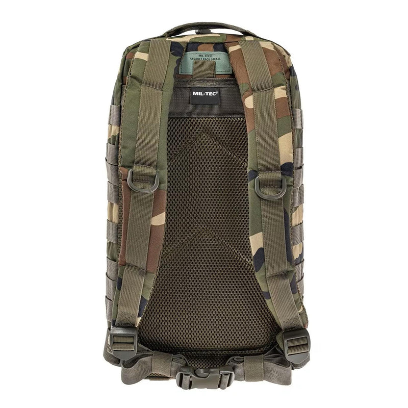 Mil-Tec U.S. Assault Backpack tattico 20liters Trekking Trekking Woodland Daypack