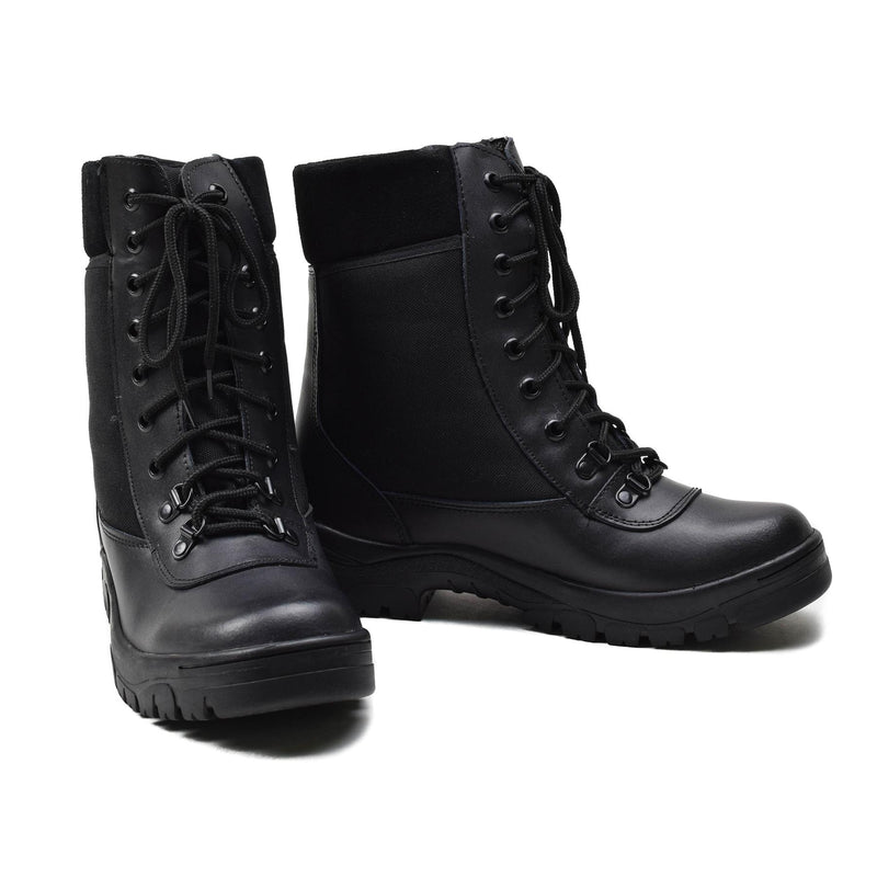 Stivali originali in pelle nera militare francese fuorvianti Army leggero Army Nuovo