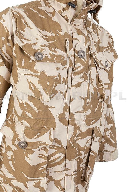 Giacca del deserto di combattimento militare dell'esercito britannico originale Parka Smock Nuovo