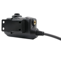 Adattatore Earmor M52-KEN PTT Kenwood Baofeng Radio Auricolare Tattico Nero