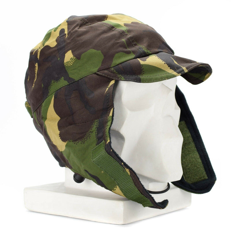 Vero esercito britannico dpm camo impermeabile gore tex cappello foderato di cappello da freddo nuovo