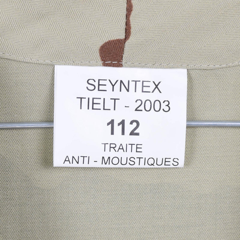 Shirt da combattimento tattico dell'esercito francese originale Gao Gao F2 Desert camuflage Nuovo