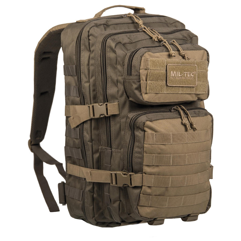 Mil-TEC U.S. Assault Ranger Rackpack escursionistico dello zaino da trekking olive da giorno 20l Daypack