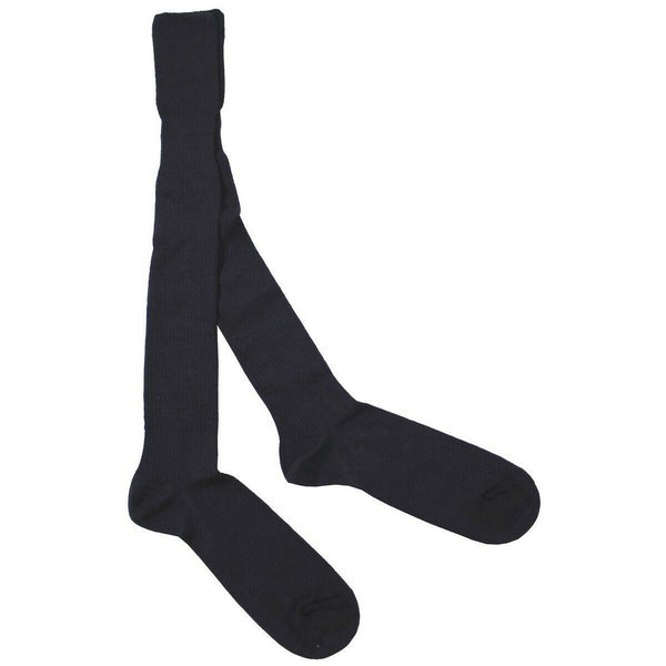 Calzini blu britannici calzini lunghi maschi di lana / nylon surplus militare nuovo