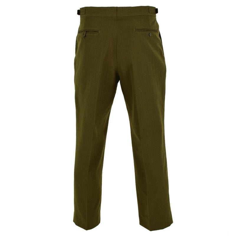 Pantaloni ufficiali dell'esercito britannico originale Pantaloni OD Parade Pantaloni militari