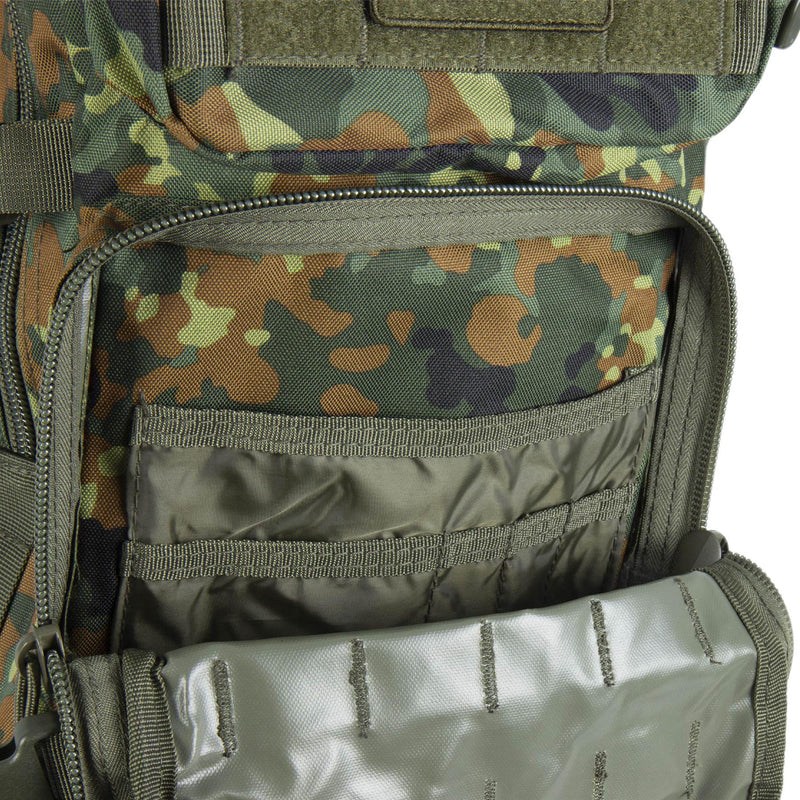 Mil-Tec Assault US ASSAULT Trekking Rucksck Grande zaino 36L Flecktarn Daypack Borsa